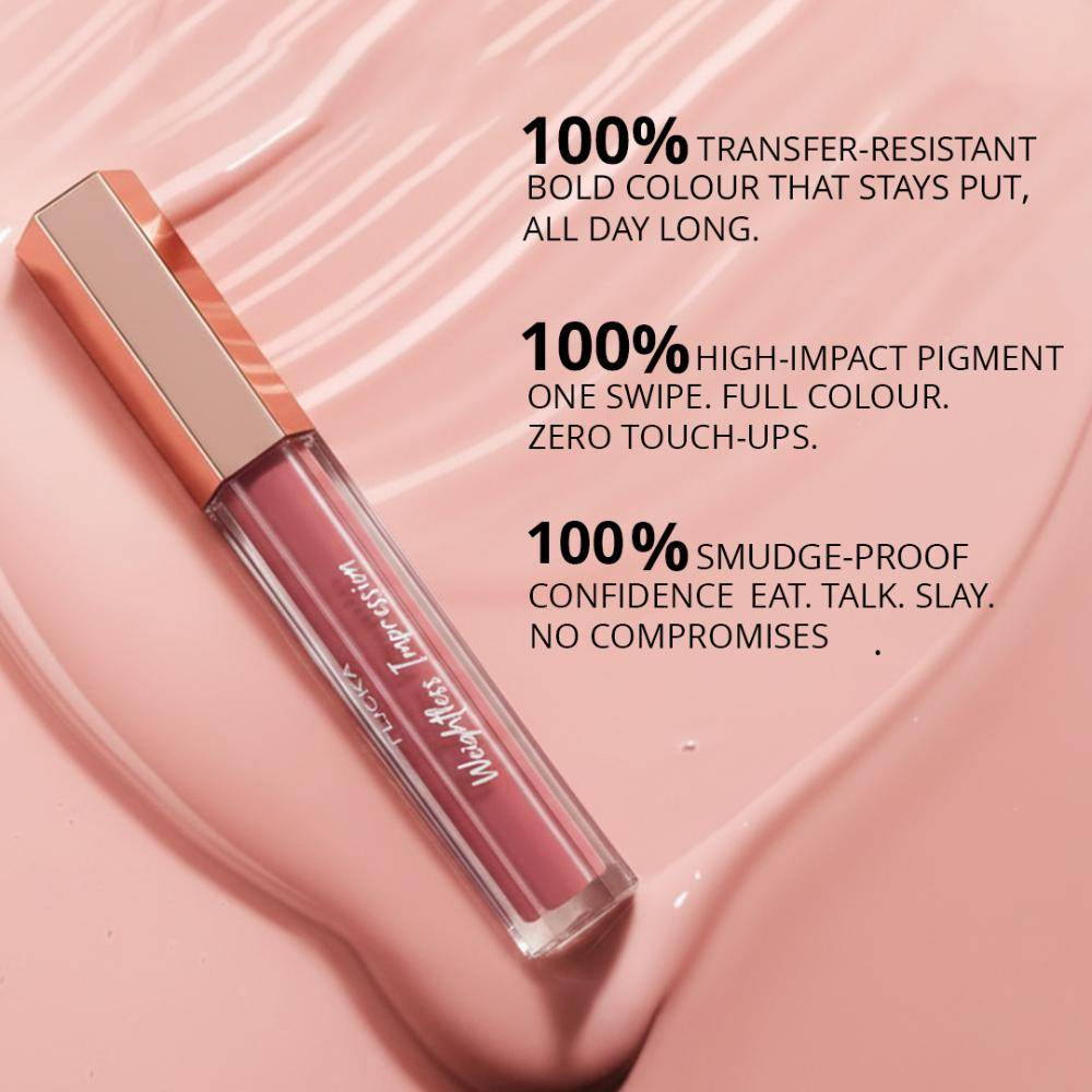 Weightless Impressions Liquid Lipstick Light Weight Smudgeproof Long Lasting | L12 - view 41