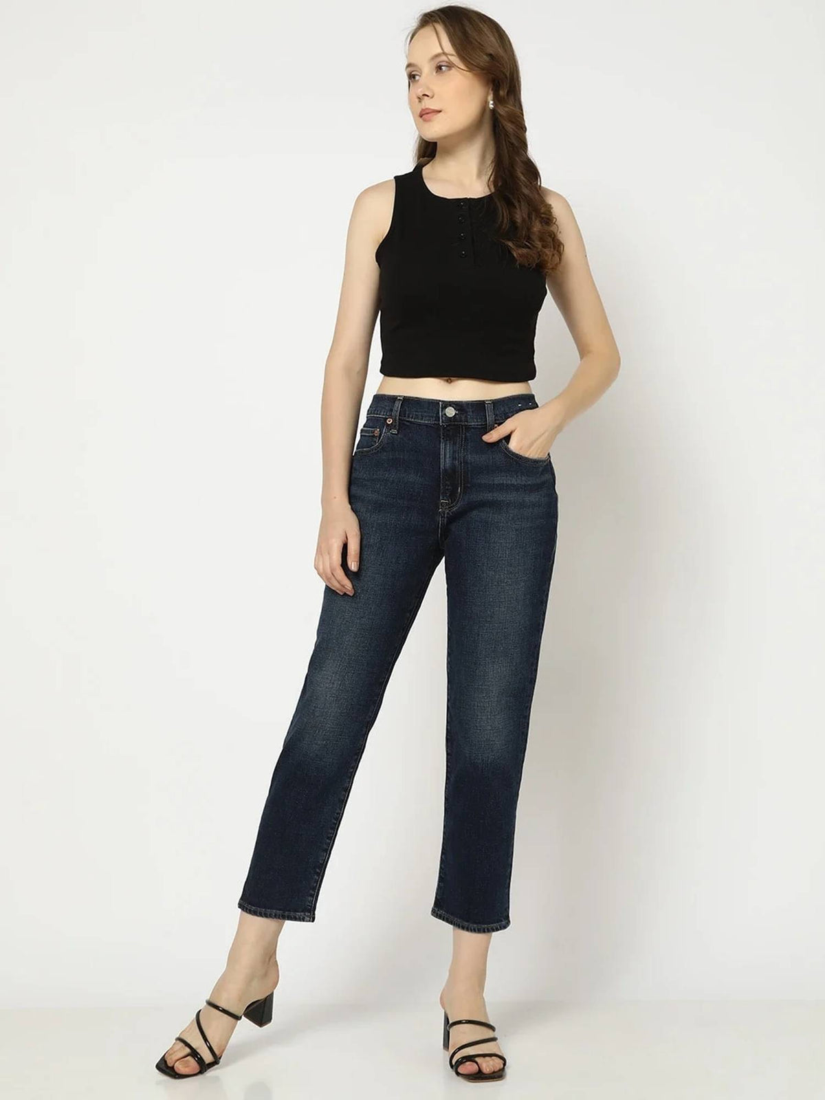 Navy Blue Light Fade Jeans | ST23 - view 6