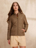 Skinny Fit Solid Padded Brown Puffer Jacket | JC78 - view 1