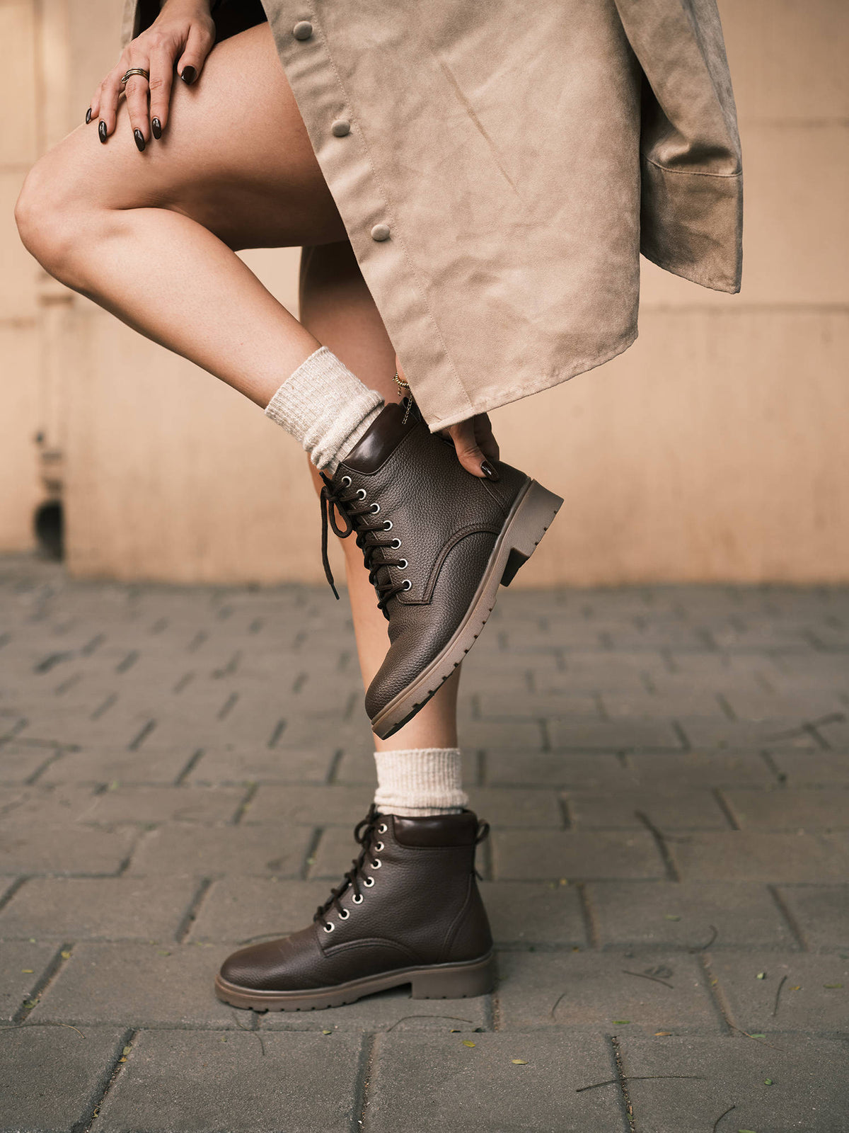 Rhodes Brown Boots | BT61 - view 1
