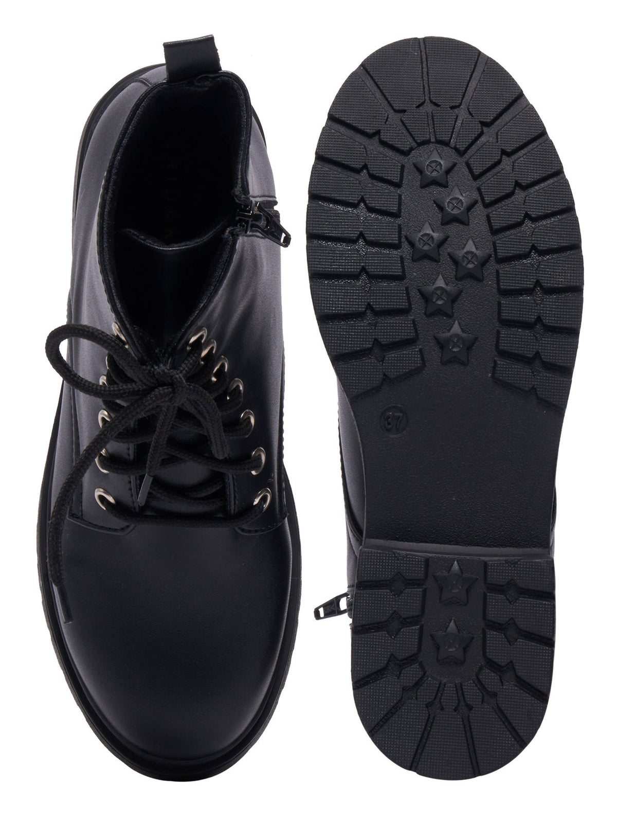 Orion Ankle Length Lace-Ups Casual Boots Black | BT61 - view 5
