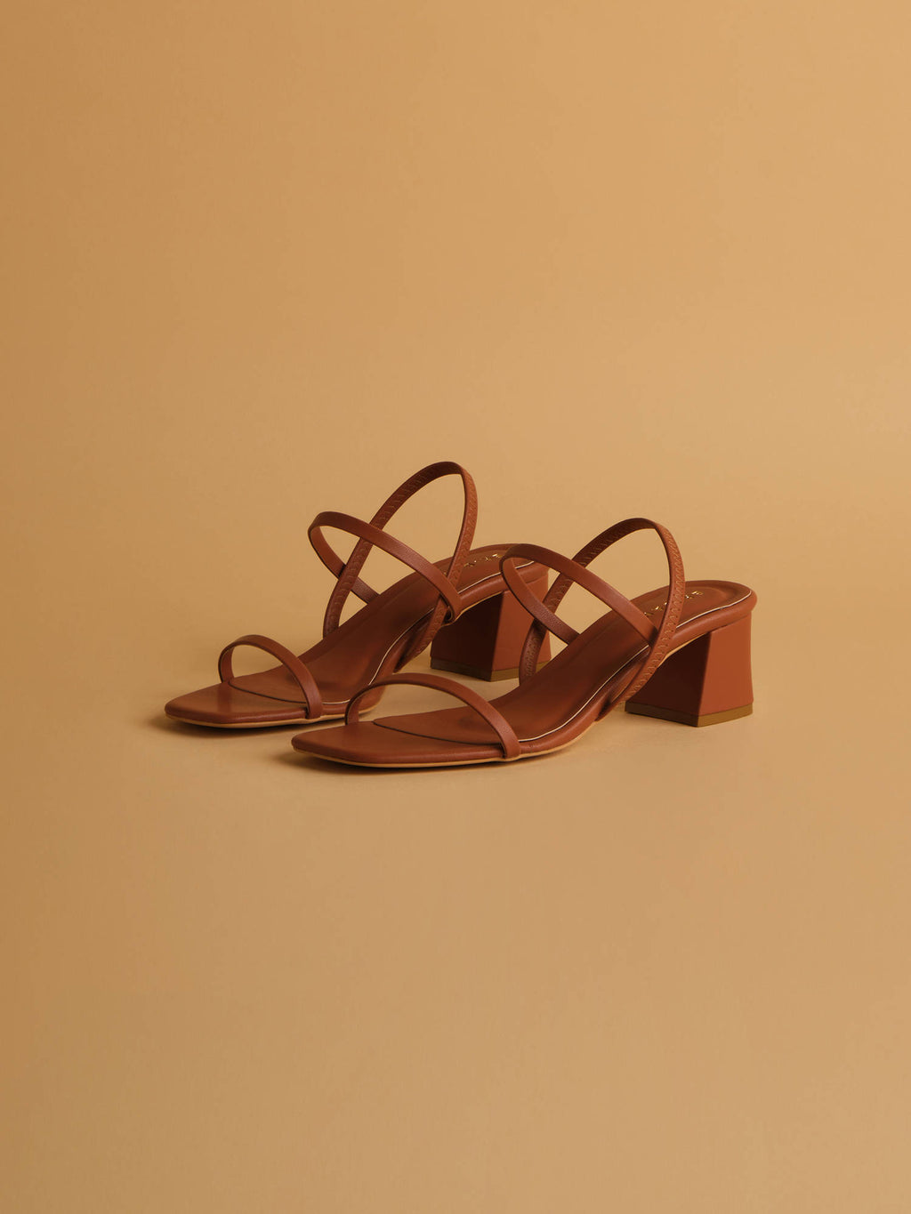 Solid Beige Amaris Heels | H78 - view 7