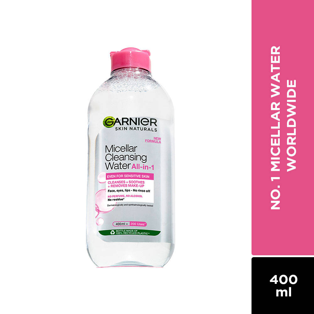 Skin Naturals Micellar Oil-Infused Cleansing Water For Cleansing & Make-Up Removal | 400ml | L12 - view 10