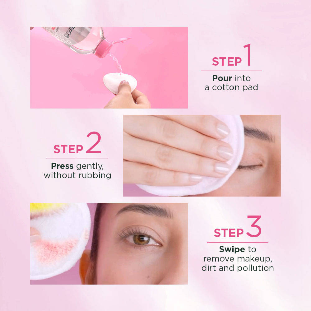 Skin Naturals Micellar Oil-Infused Cleansing Water For Cleansing & Make-Up Removal | 400ml | L12 - view 2