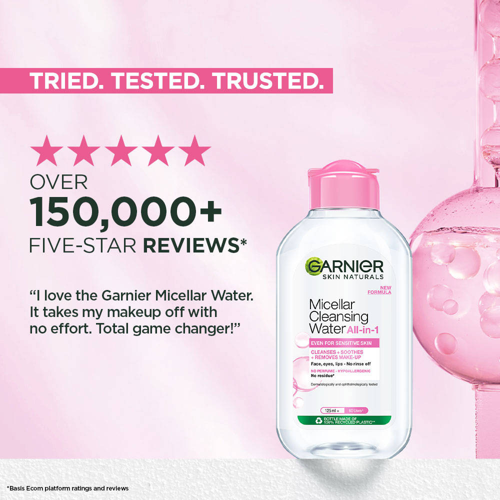 Skin Naturals Micellar Oil-Infused Cleansing Water For Cleansing & Make-Up Removal | 400ml | F14 - view 3