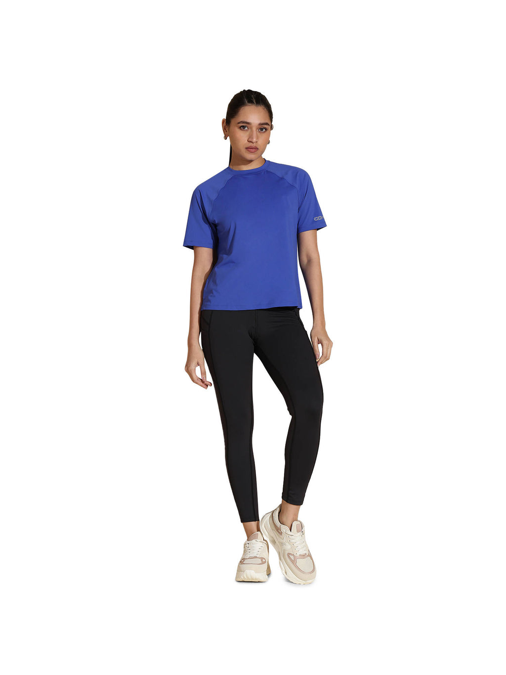 Traqfit Raglan Dazzling Blue T-Shirt | TT89 - view 6