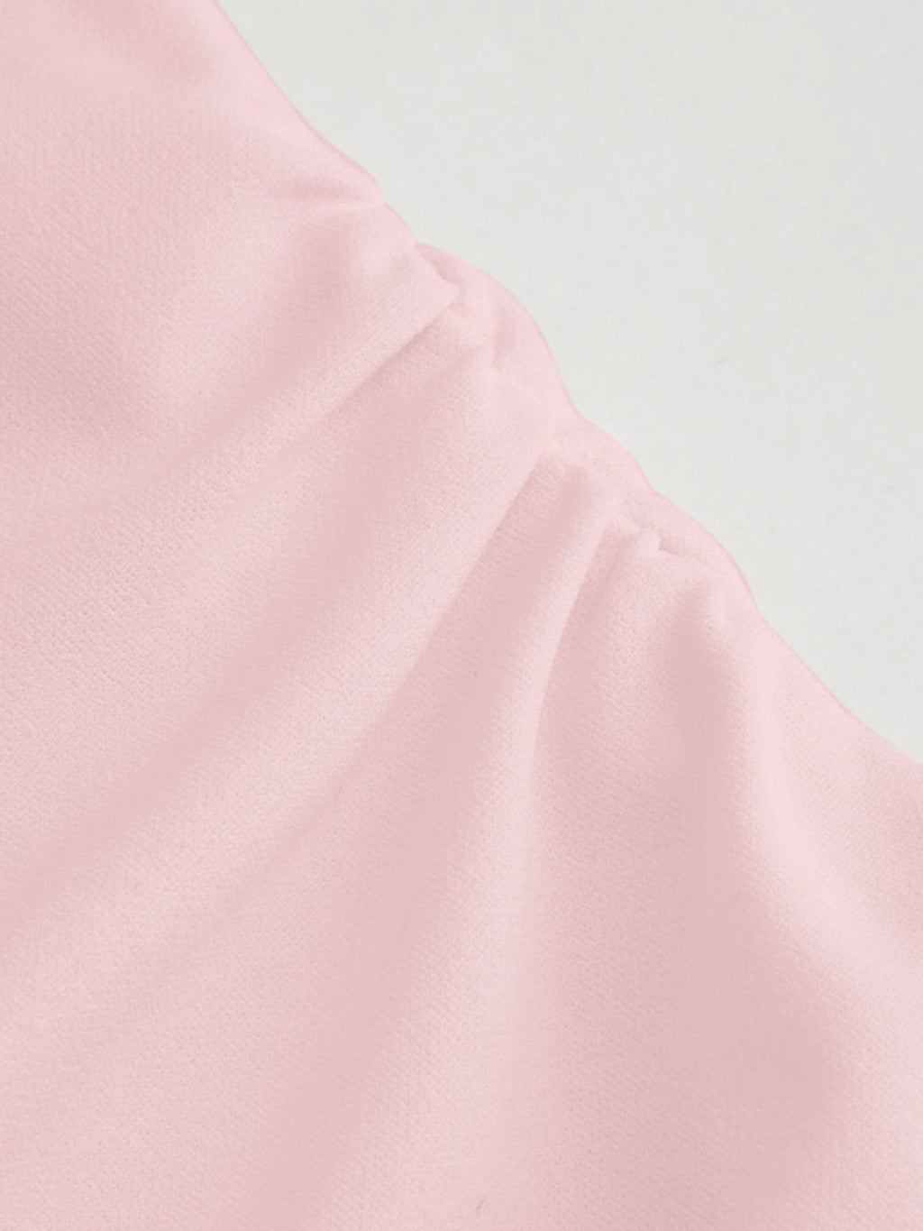 Boat Neckline Solid Ruched Bowknot Mini Dress | D56 - view 2