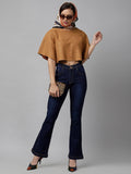 Navy Blue Boot Cut Mid-Rise Clean Look Jeans | BT10 - view 1