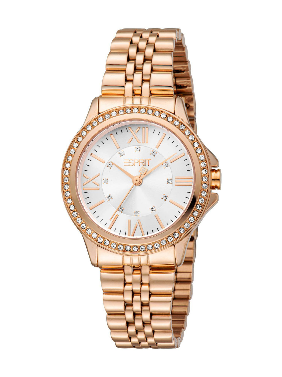 Women Stella Silver Round Dial Analog Watch - ES1L466M0075 | W92 - view 1
