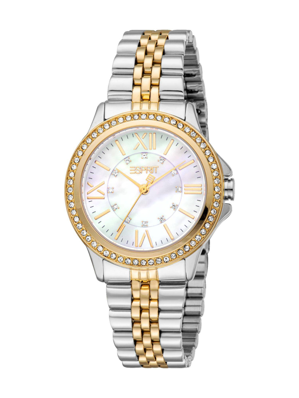 Women Stella Silver Round Dial Analog Watch - ES1L466M0075 | W92 - view 4
