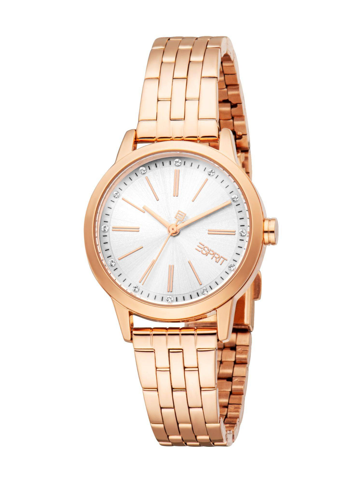 Women Florence Silver Round Dial Analog Watch - ES1L484M1055 | W92 - view 1
