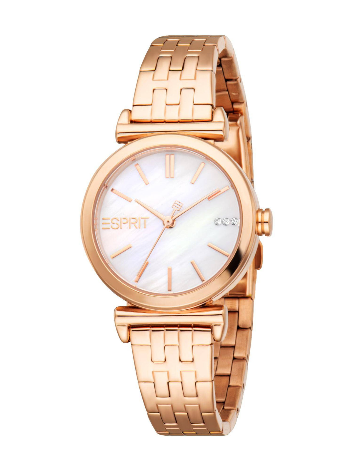 Women Cora White Round Dial Analog Watch - ES1L505M0065 | W92 - view 1