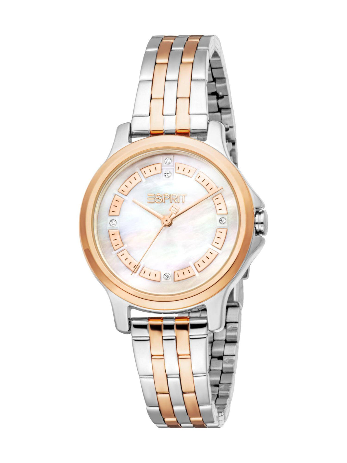 Women Logan White Round Dial Analog Watch - ES1L516M0085 | W92 - view 1