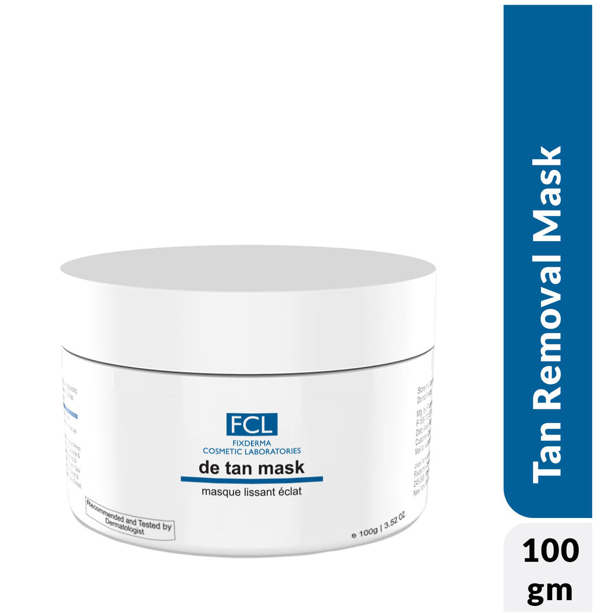 FCL De Tan Mask For Tanning & Dark Skin Cleans Pores Removes Blackheads Improves Skin Tone | FC3 - view 1
