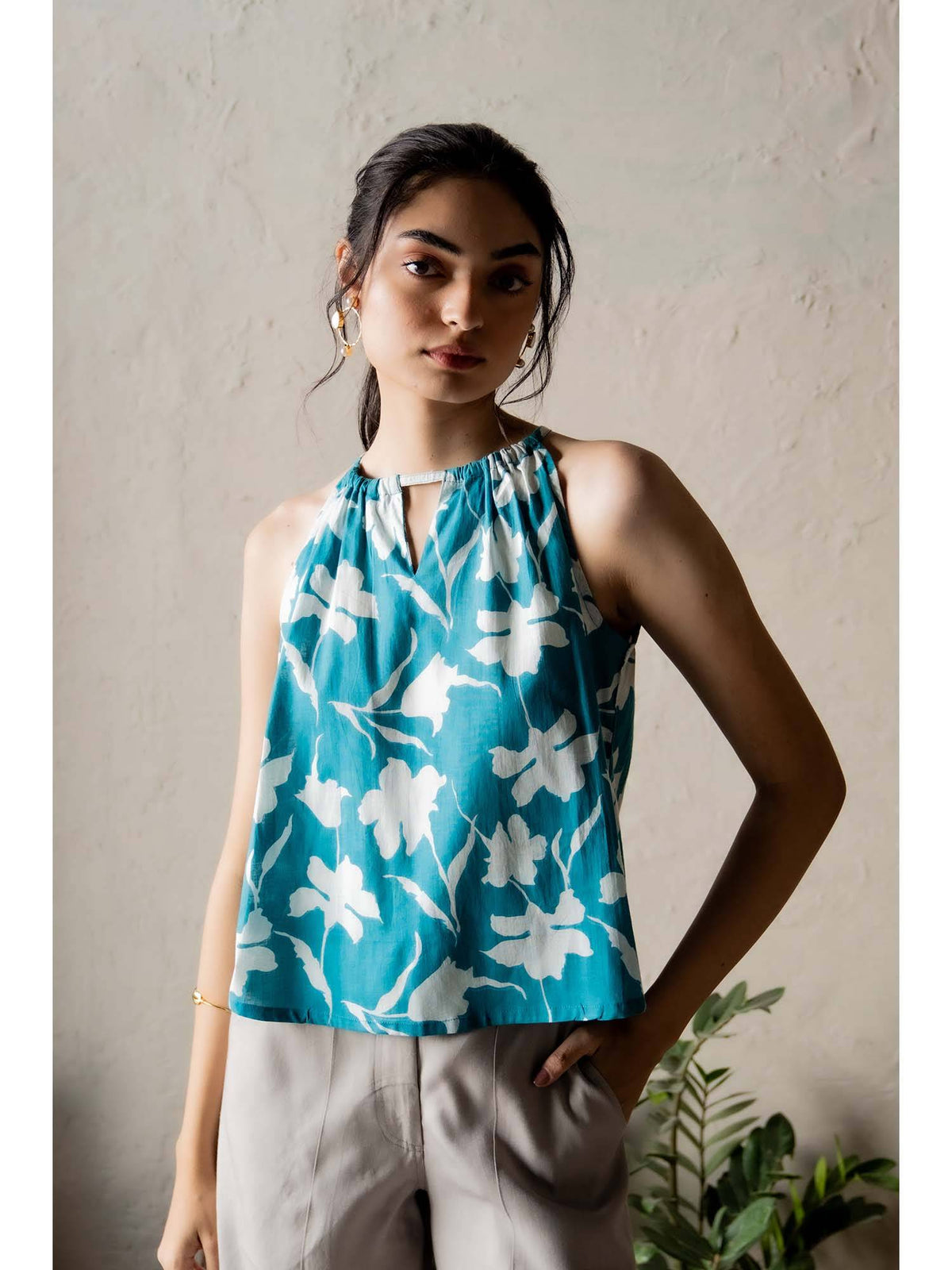 Serene Shade Top - Blue | HT67 - view 1