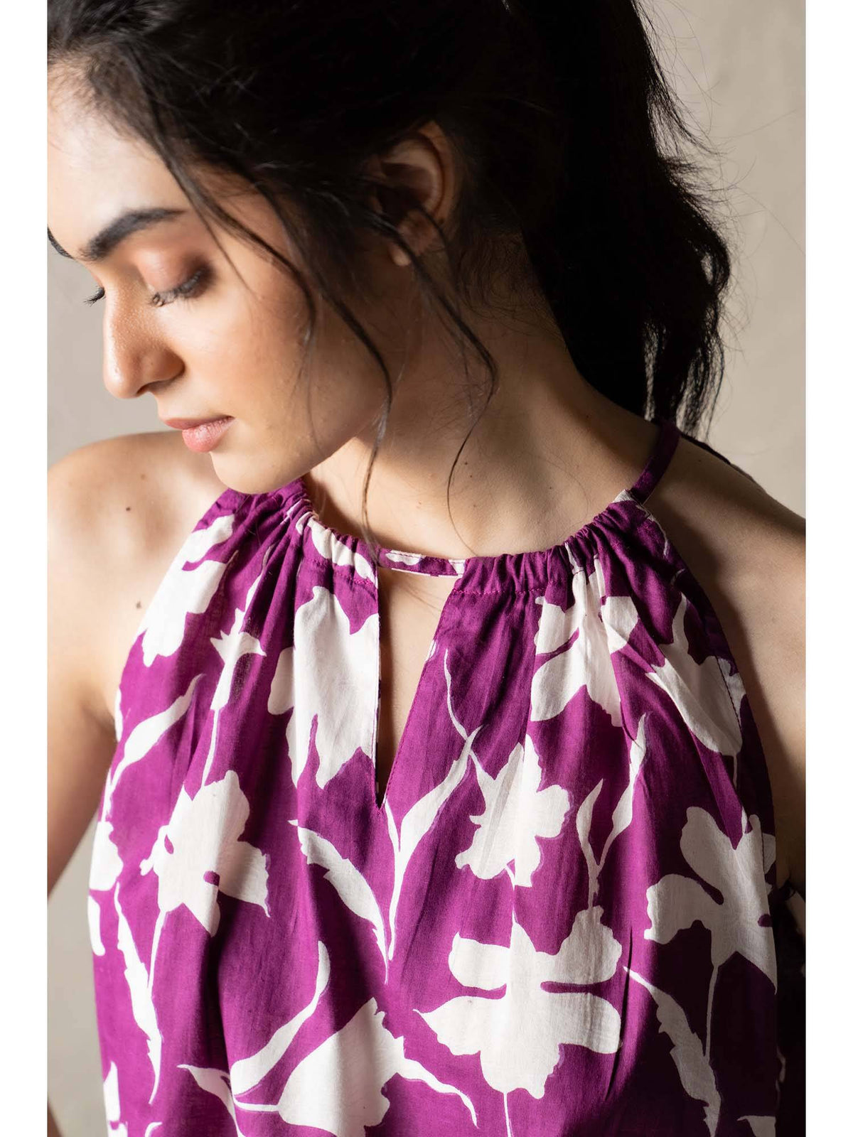 Corner Bloom Top - Purple | HT67 - view 5
