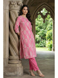 Pink Floral Kurta | KDG - view 1
