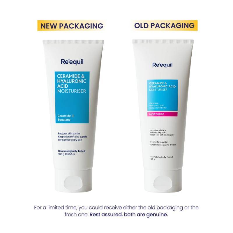 Ceramide & Hyaluronic Acid Moisturiser For Normal To Dry Skin | B20 - view 2
