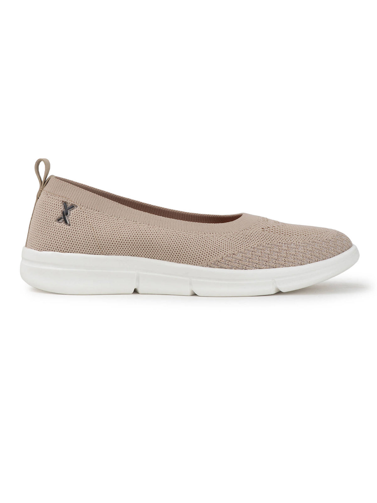 Patterned Comfort Casual Ballerinas Beige | F61 - view 6