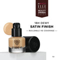 Studio HD Liquid Foundation Mini - Lightweight Dewy Satin Finish, Medium Buildable Coverage | F14 - view 1