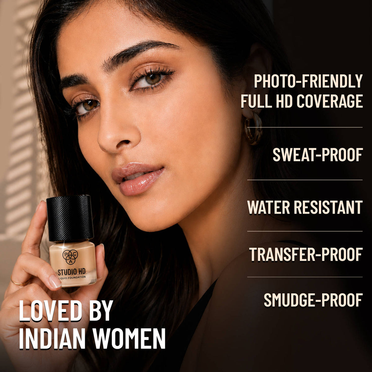 Studio HD Liquid Foundation Mini - Lightweight Dewy Satin Finish, Medium Buildable Coverage | F14 - view 2