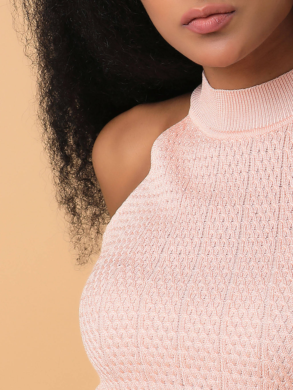 Women Solid Peach Top | HT67 - view 5