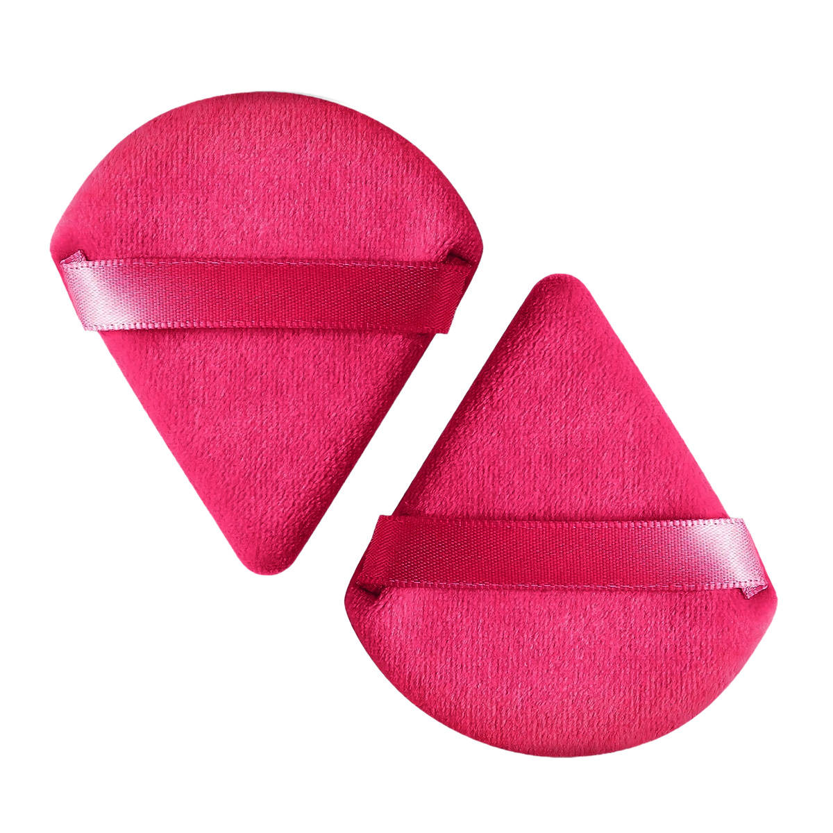 Triangle Powder Puff Makeup Pizza Puff Sponge Finger Pad with Strap (Color May Vary) | C83 - view 1
