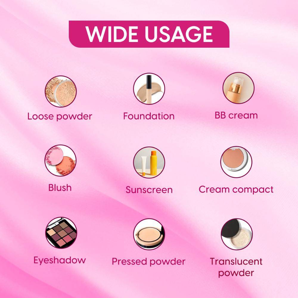 Professional Large Pizza Puff Triangle Powder Puff | C83 - view 5