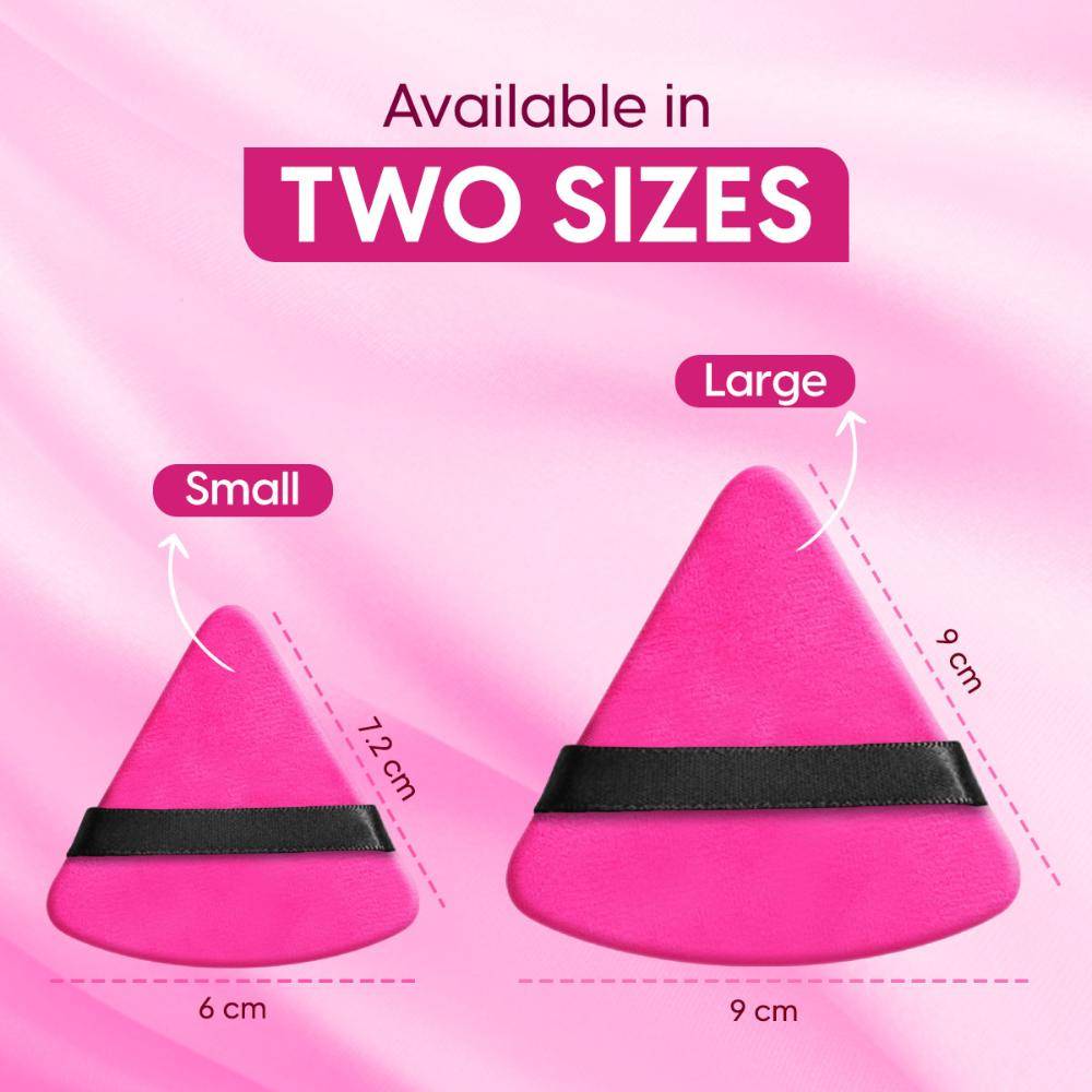 Professional Large Pizza Puff Triangle Powder Puff | C83 - view 6