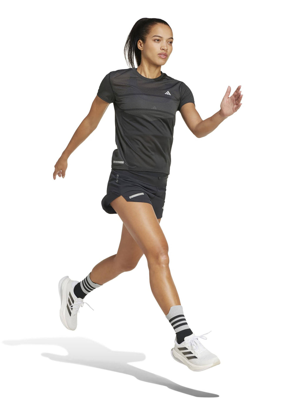 Ult Pckt Omen Black Running Shorts - view 4