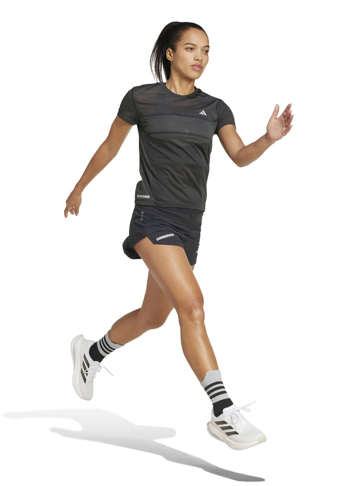 Ult Pckt Omen Black Running Shorts - view 4