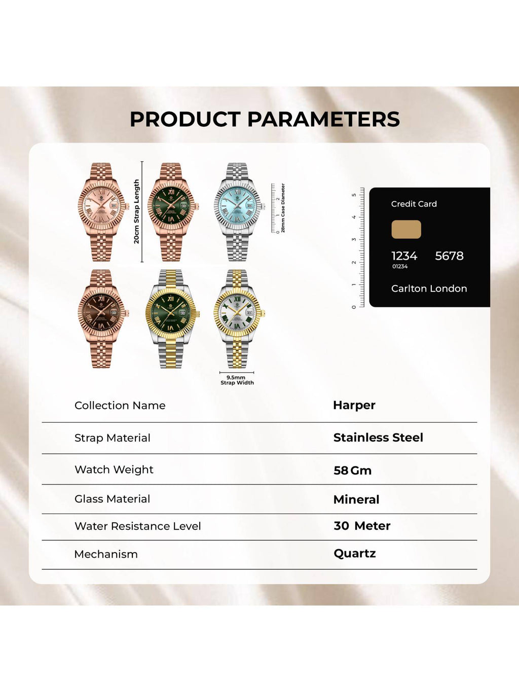 Harper Women Brown Analog Watch CLRLW-003 | W92 - view 14