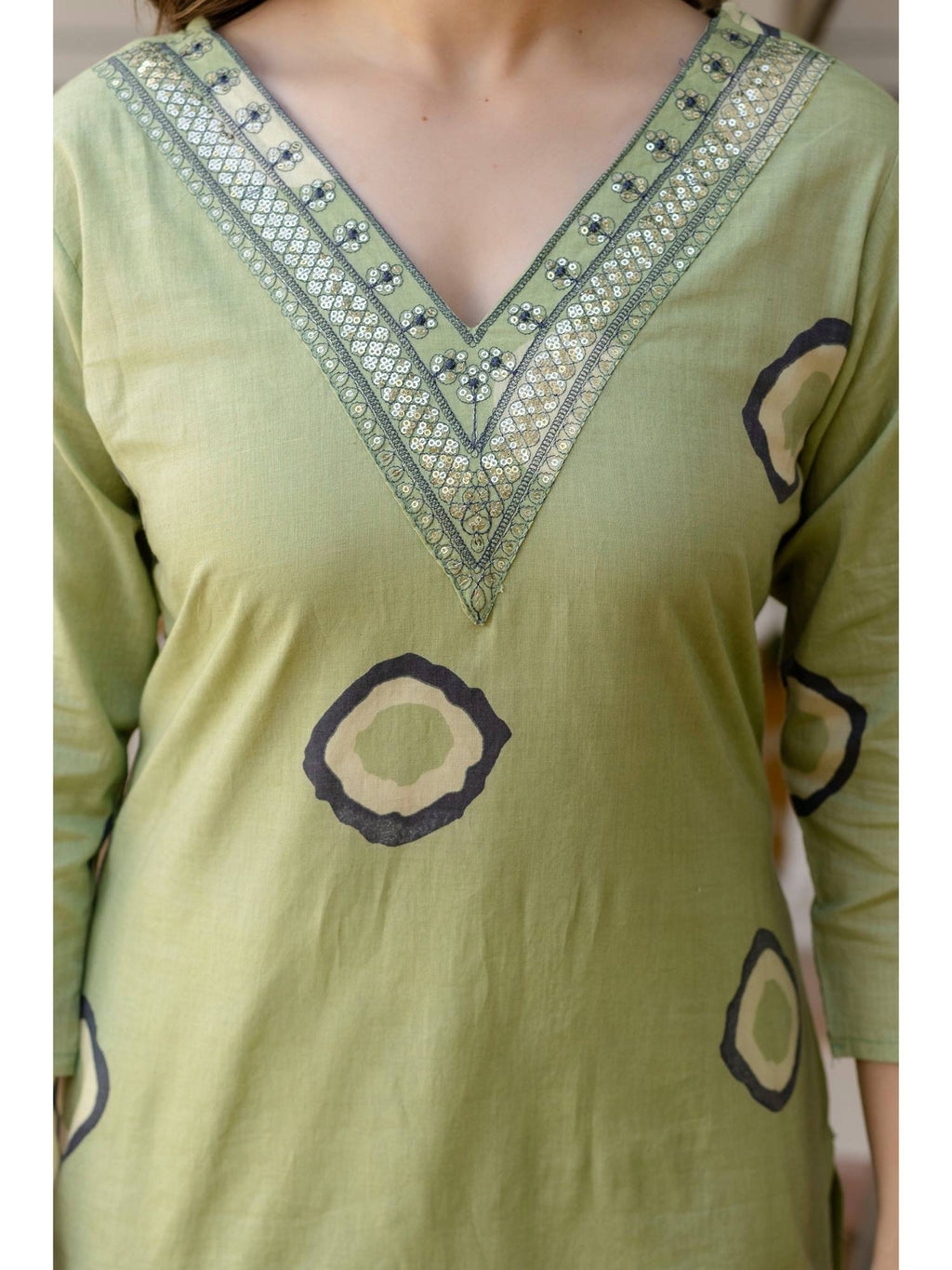 Cotton Printed Kurta | KDG - view 3