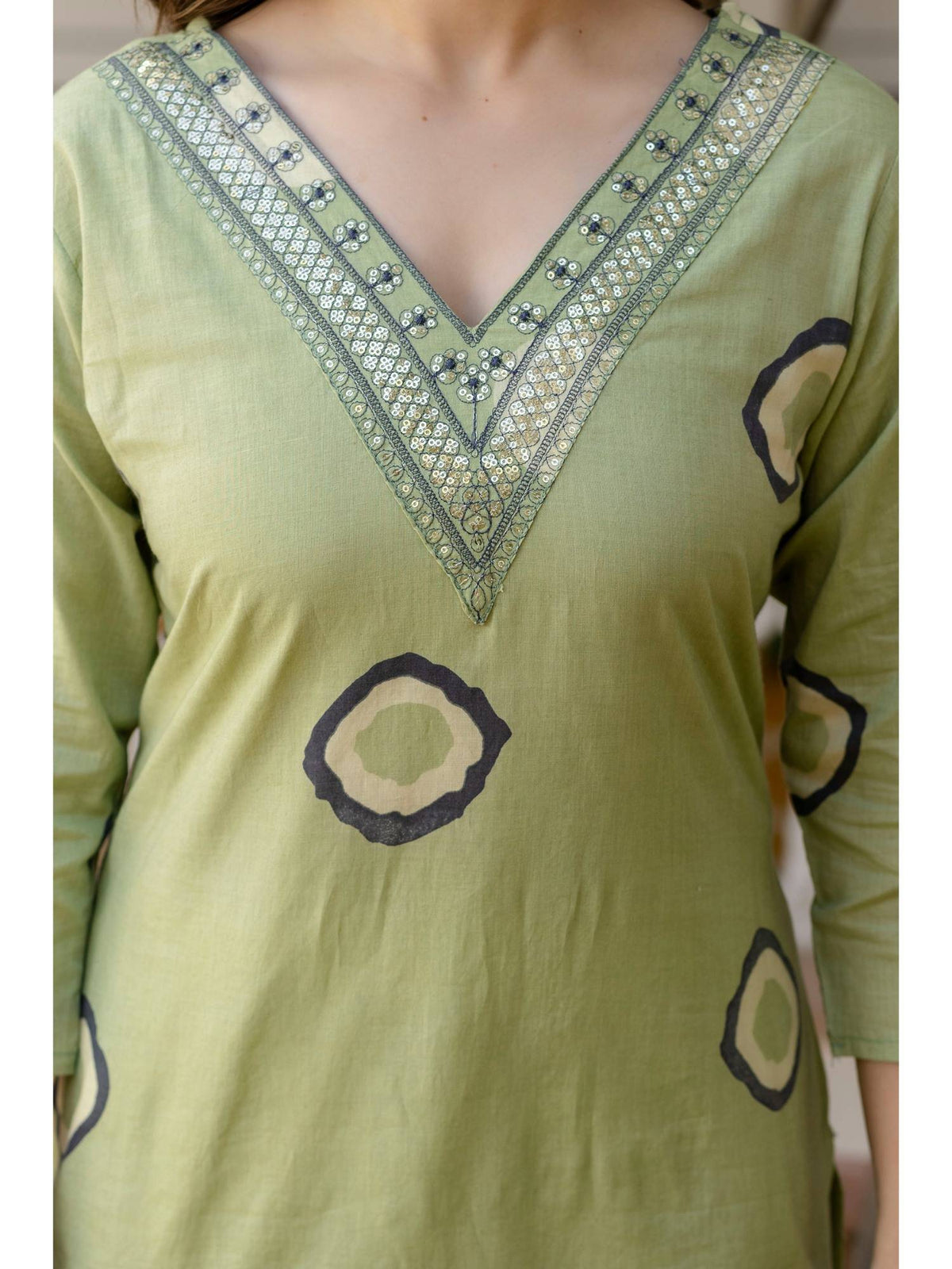 Cotton Printed Kurta | KDG - view 3