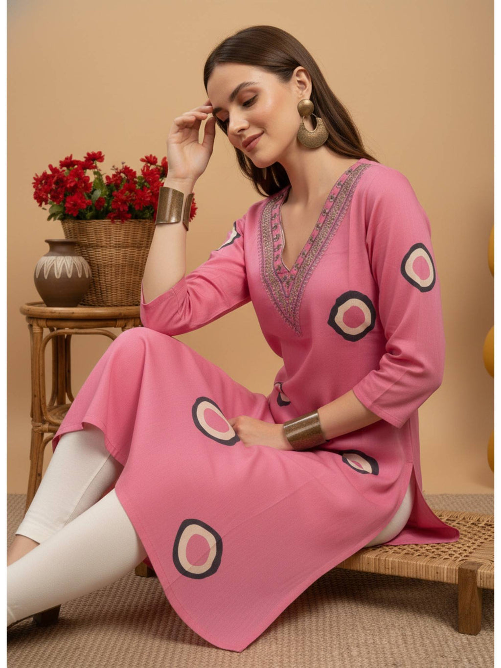 Cotton Printed Kurta | FY93 - view 3