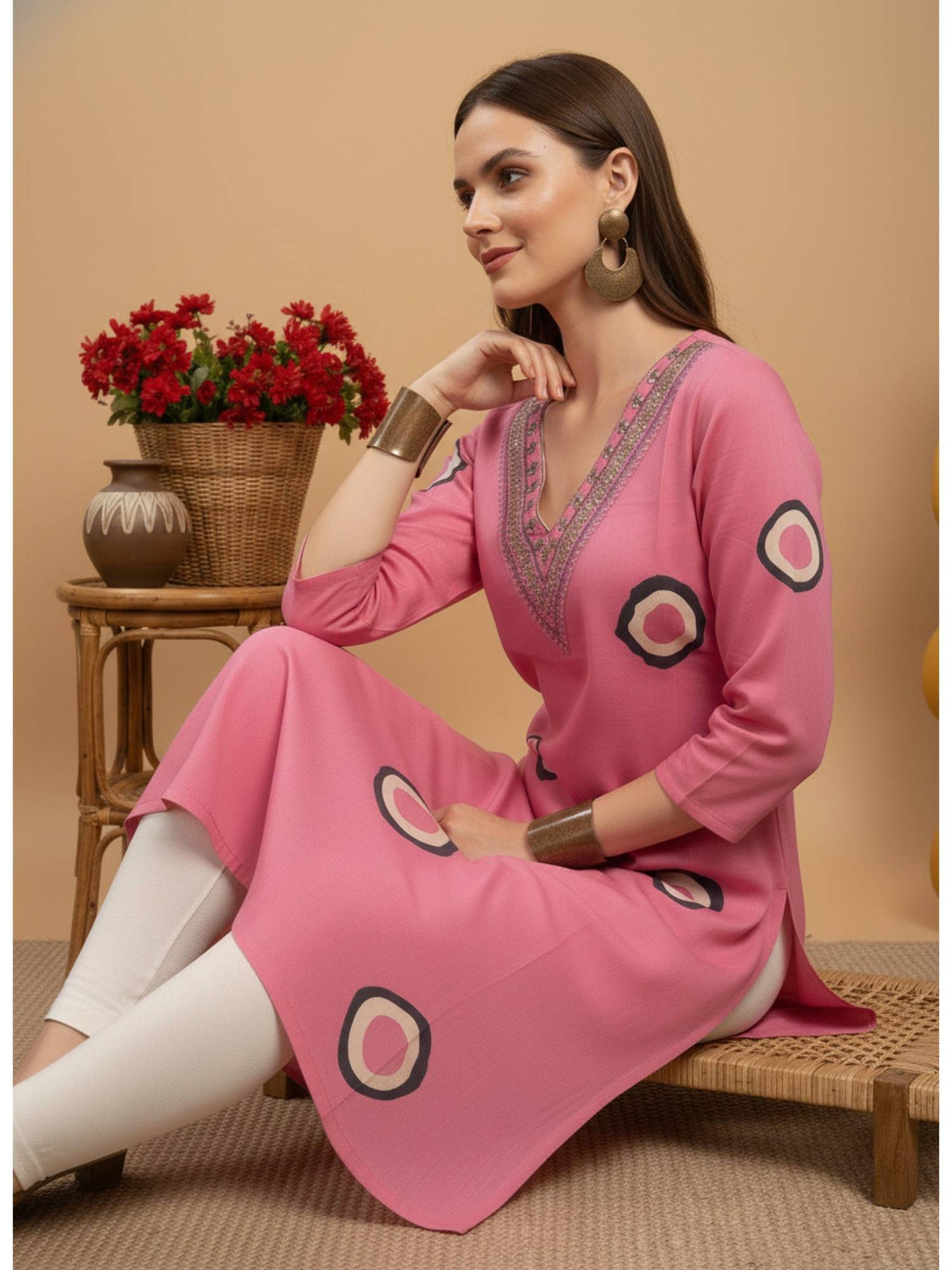 Cotton Printed Kurta | FY93 - view 4