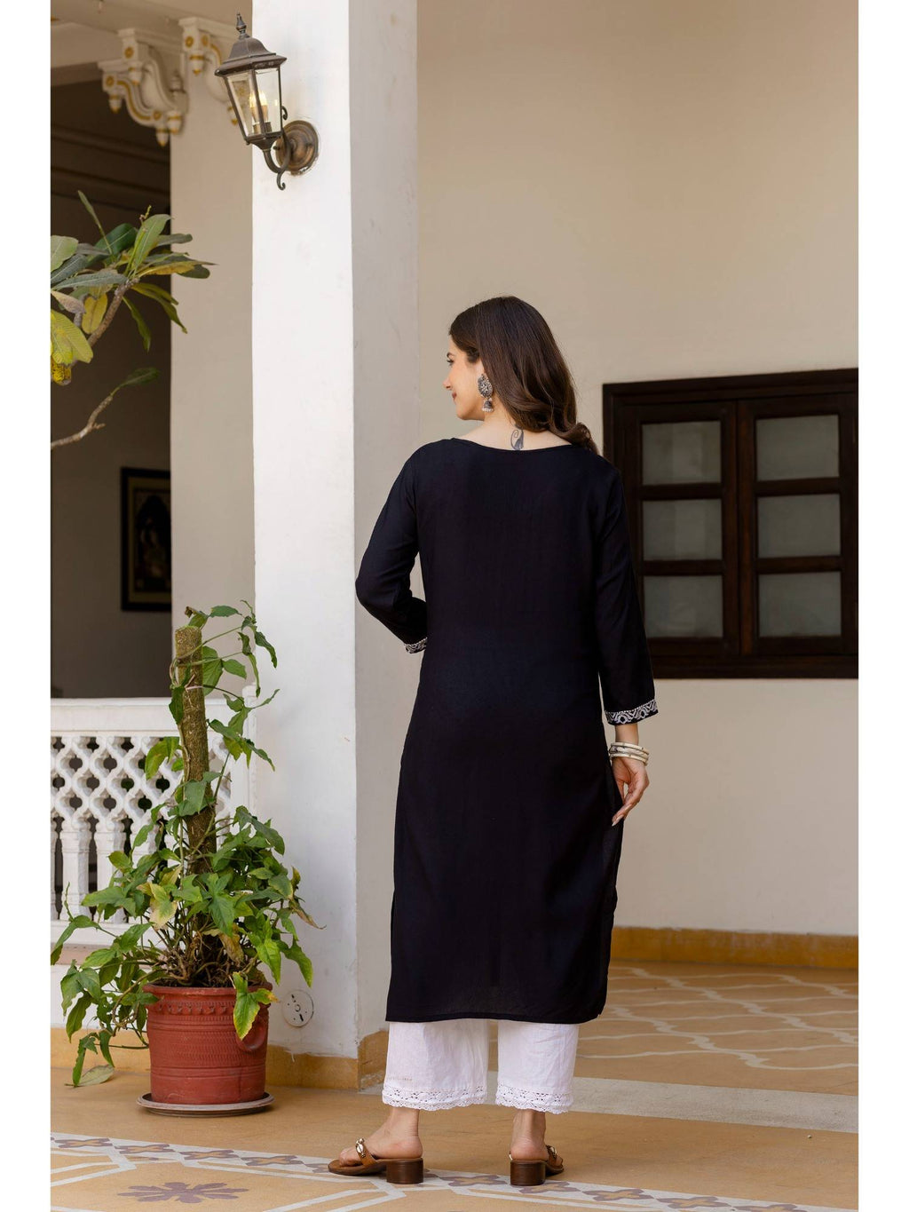 Cotton Solid Kurta | U3S - view 2