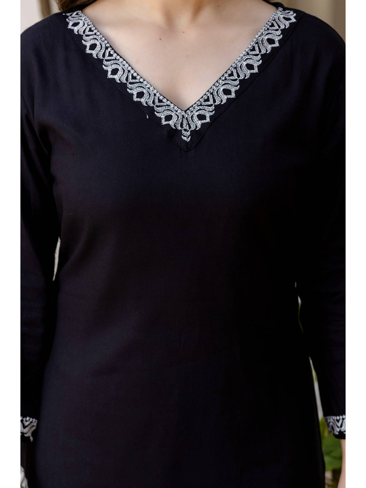 Cotton Solid Kurta | KDG - view 3