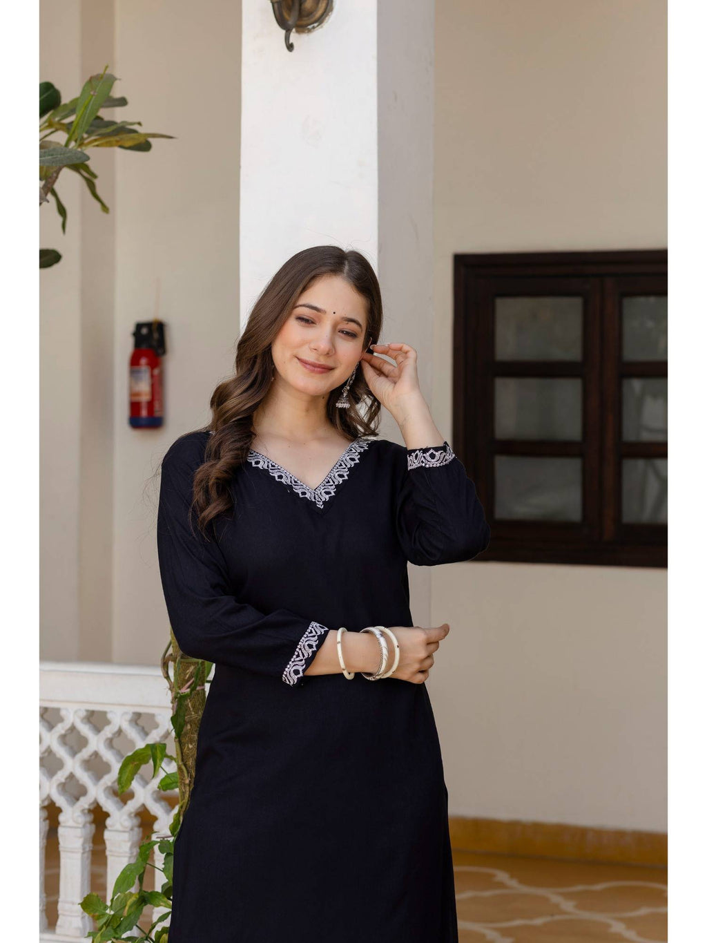 Cotton Solid Kurta | U3S - view 4
