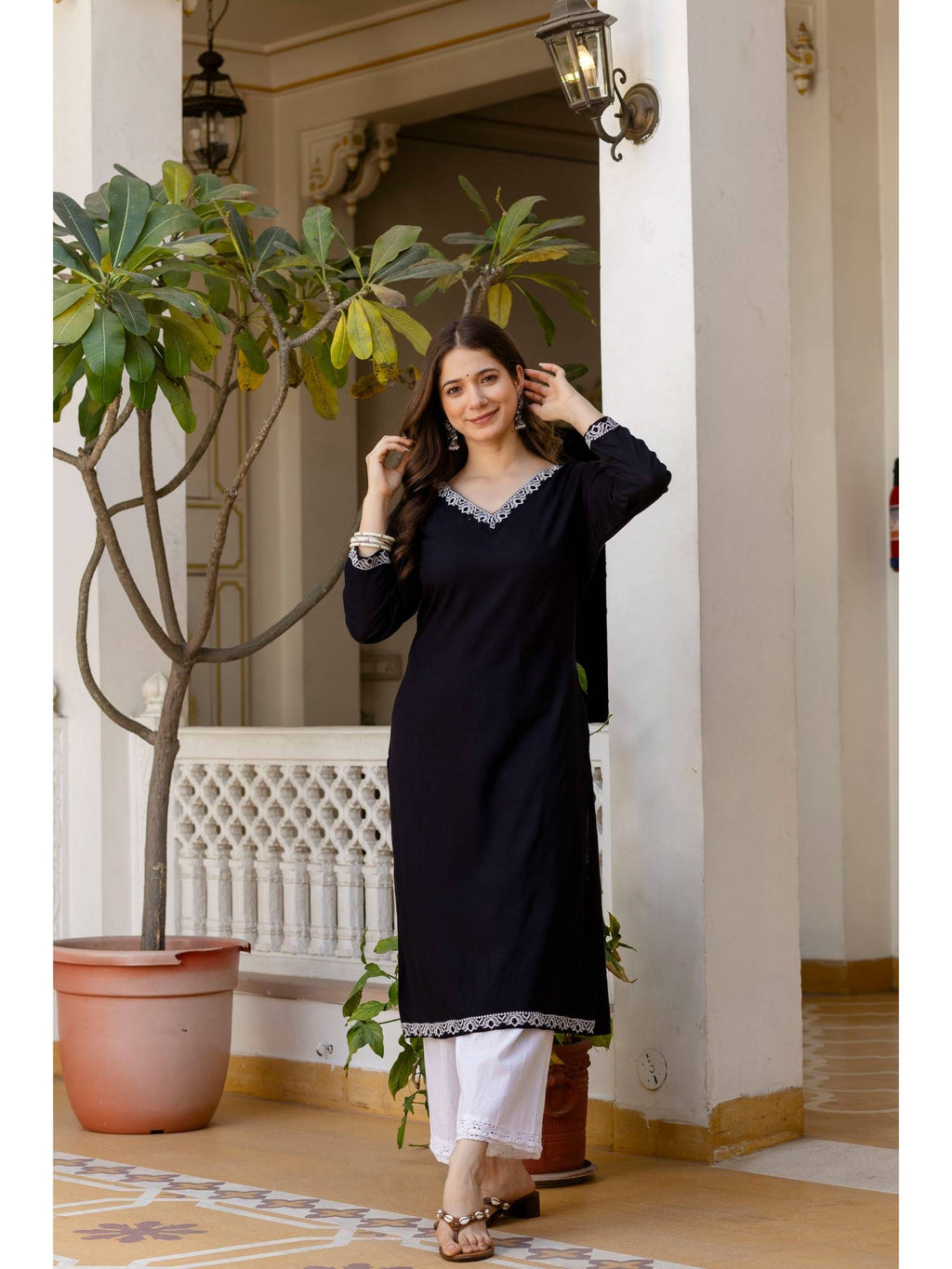 Cotton Solid Kurta | U3S - view 6
