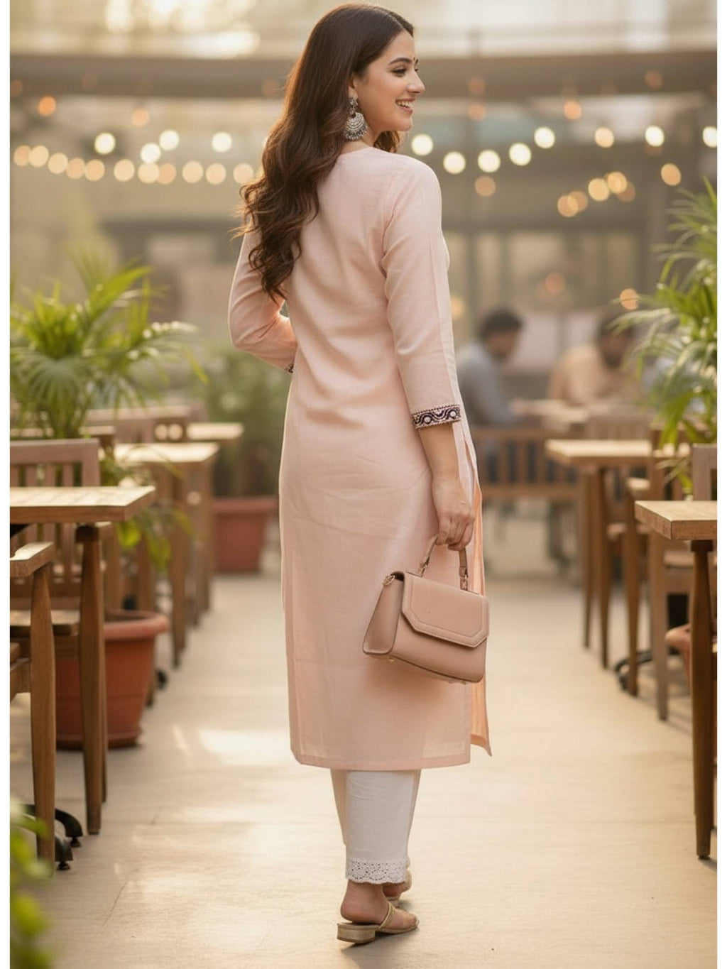 Cotton Solid Kurta | FY93 - view 7