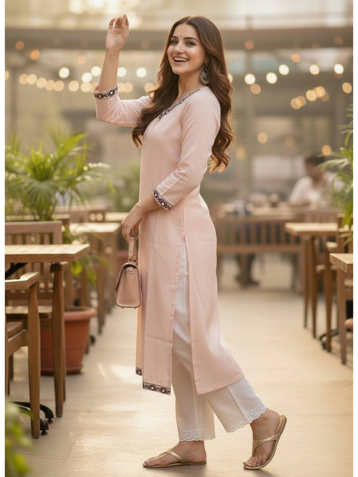 Cotton Solid Kurta | U3S - view 3