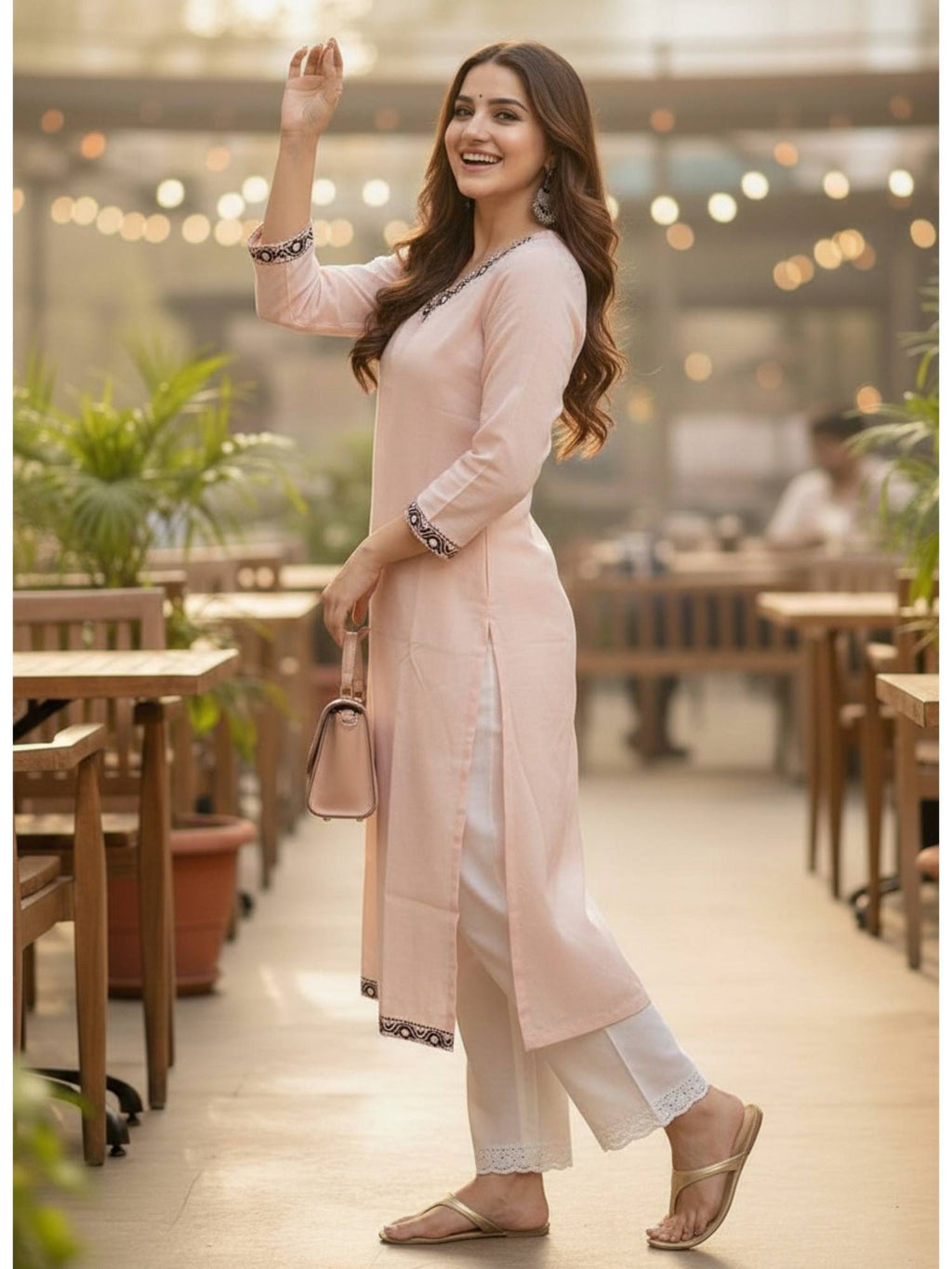 Cotton Solid Kurta | FY93 - view 8