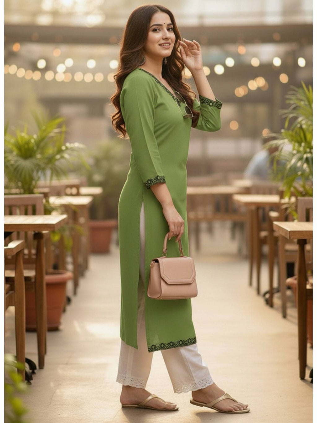 Cotton Solid Kurta | U3S - view 32