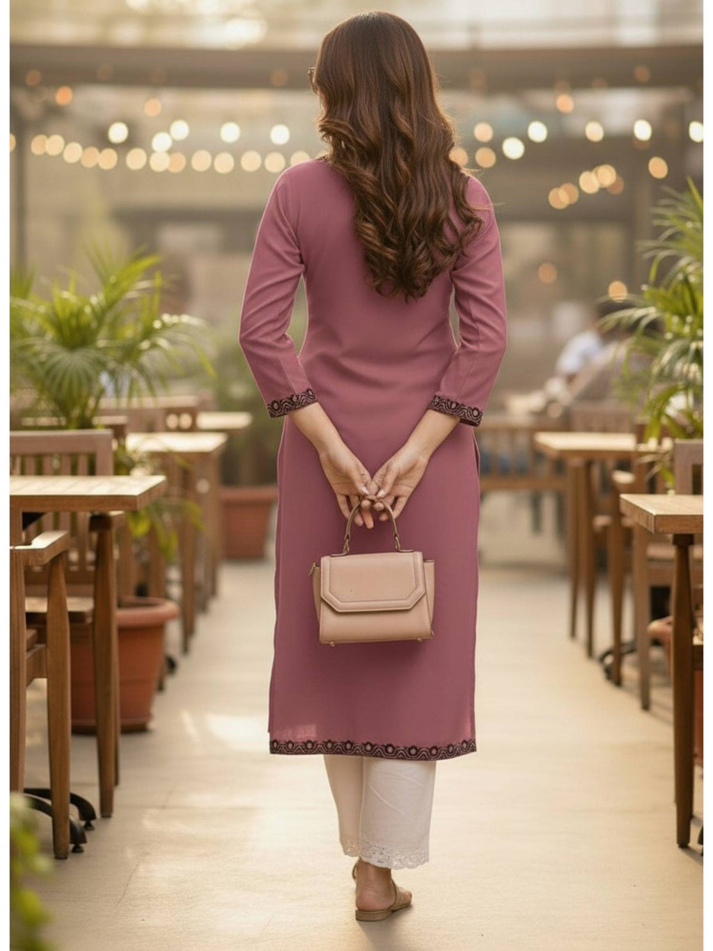 Cotton Solid Kurta | FY93 - view 2