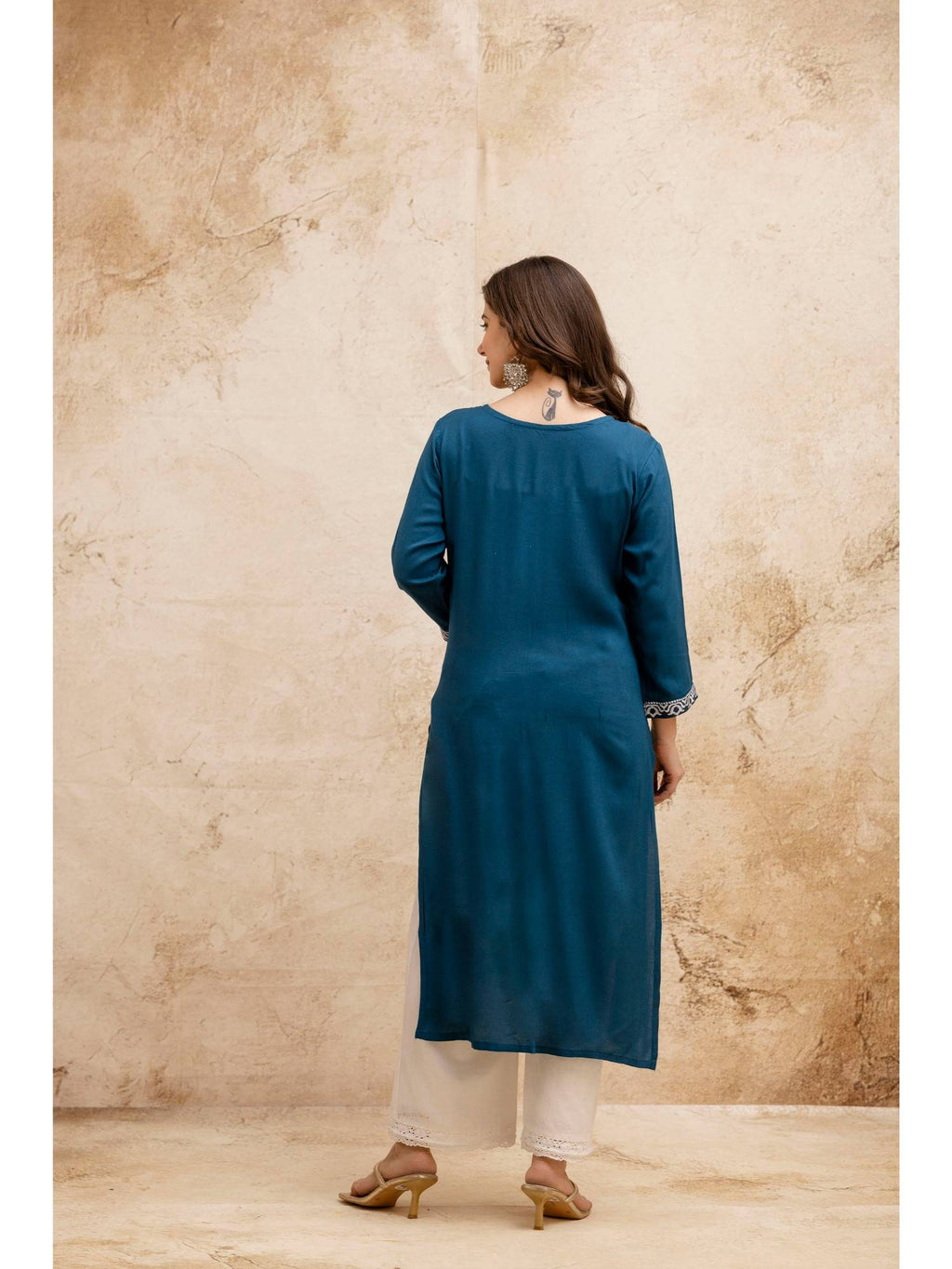 Cotton Solid Kurta | U3S - view 2