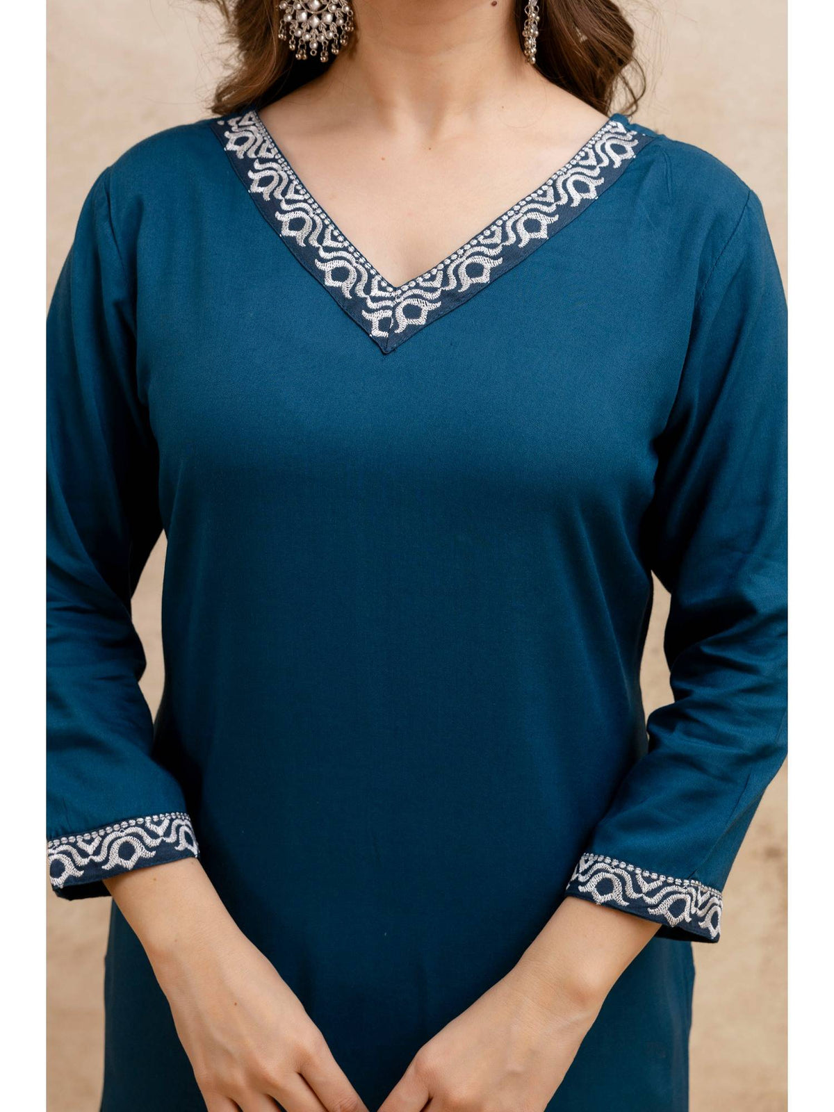 Cotton Solid Kurta | U3S - view 30