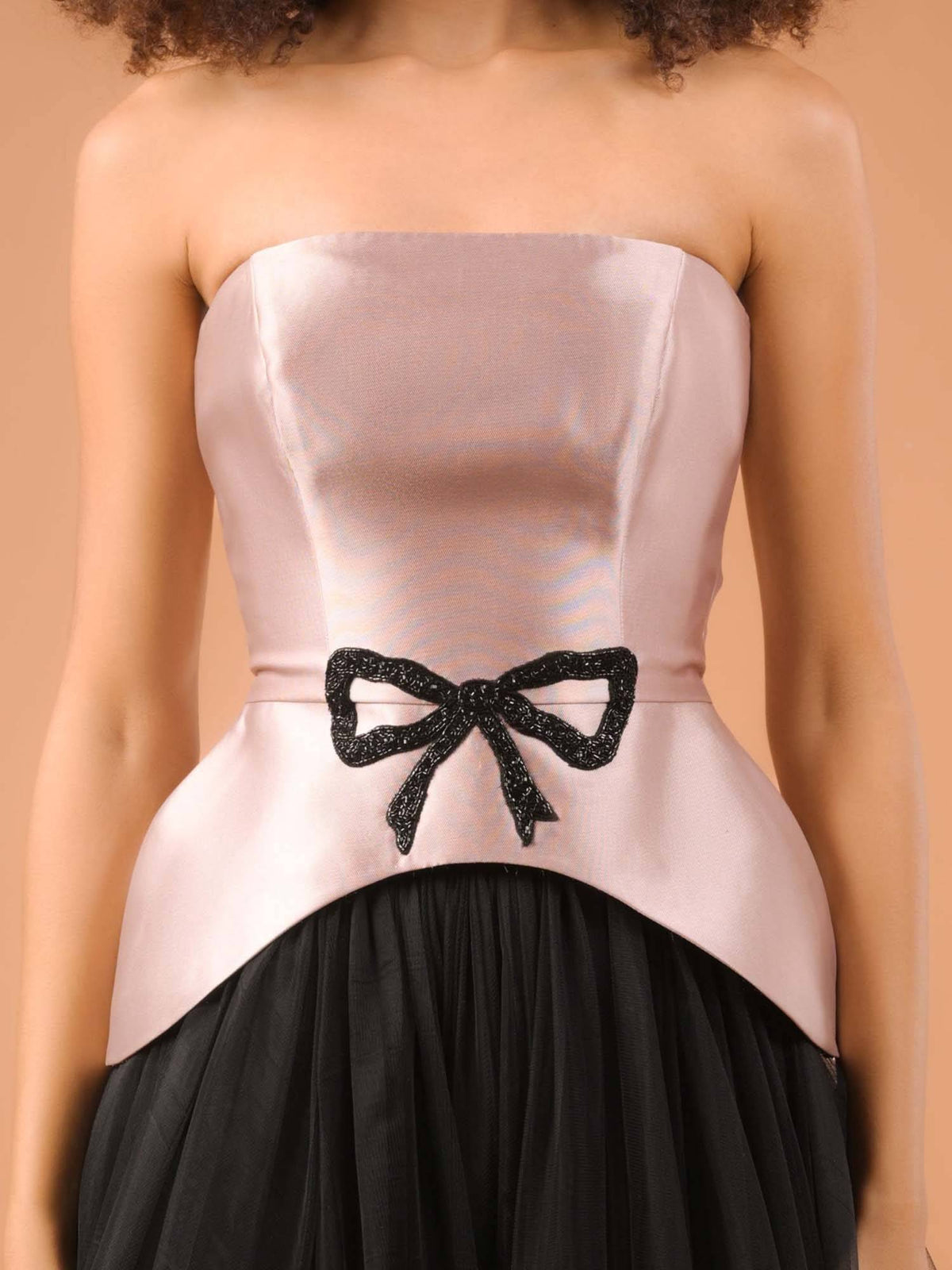 Audrey Rose Gold Corset Top | TT90 - view 3