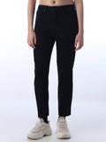 Women Solid Straight Fit Black Jeans | BG78 - view 1