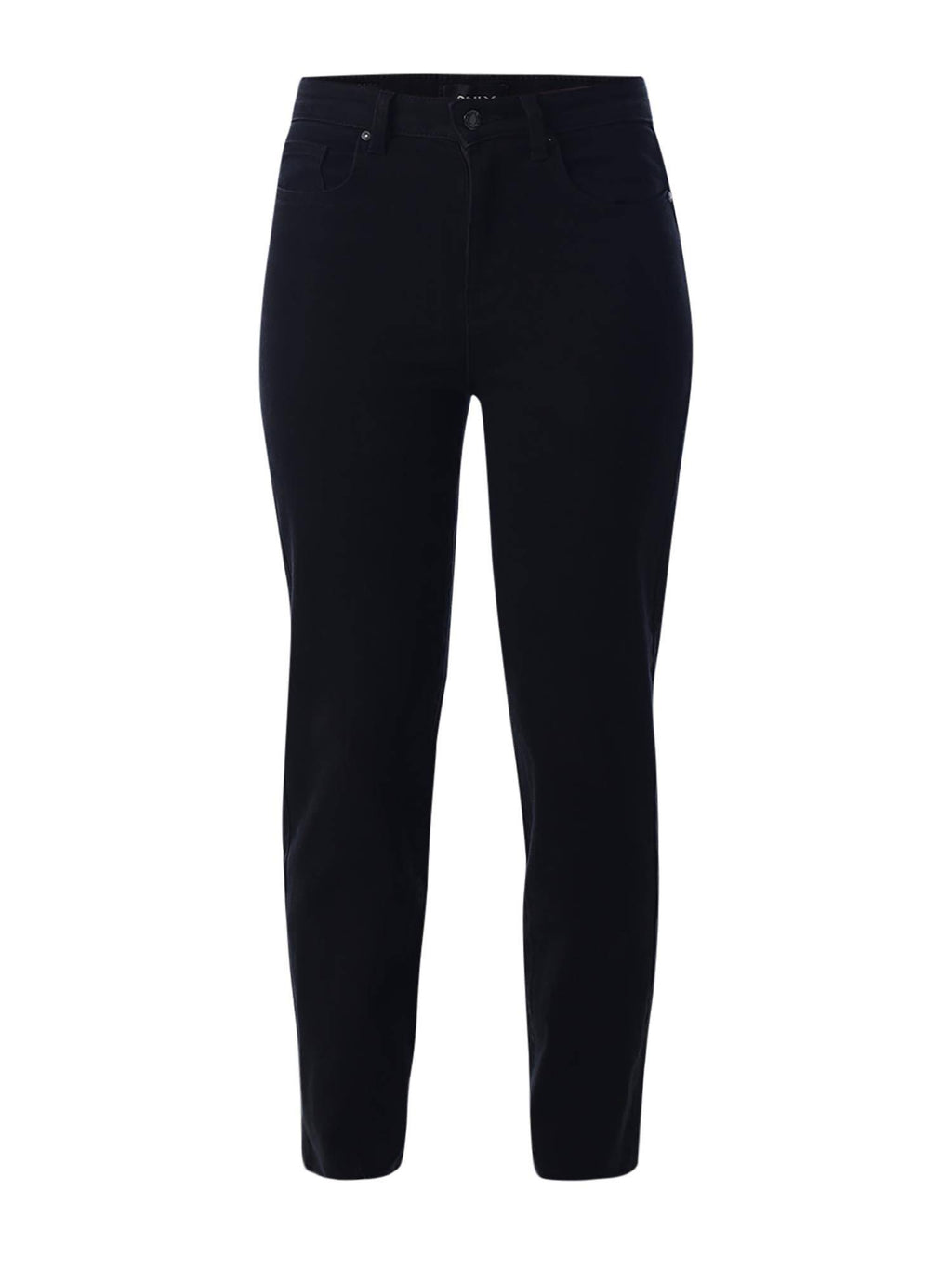 Women Solid Straight Fit Black Jeans | BG78 - view 5